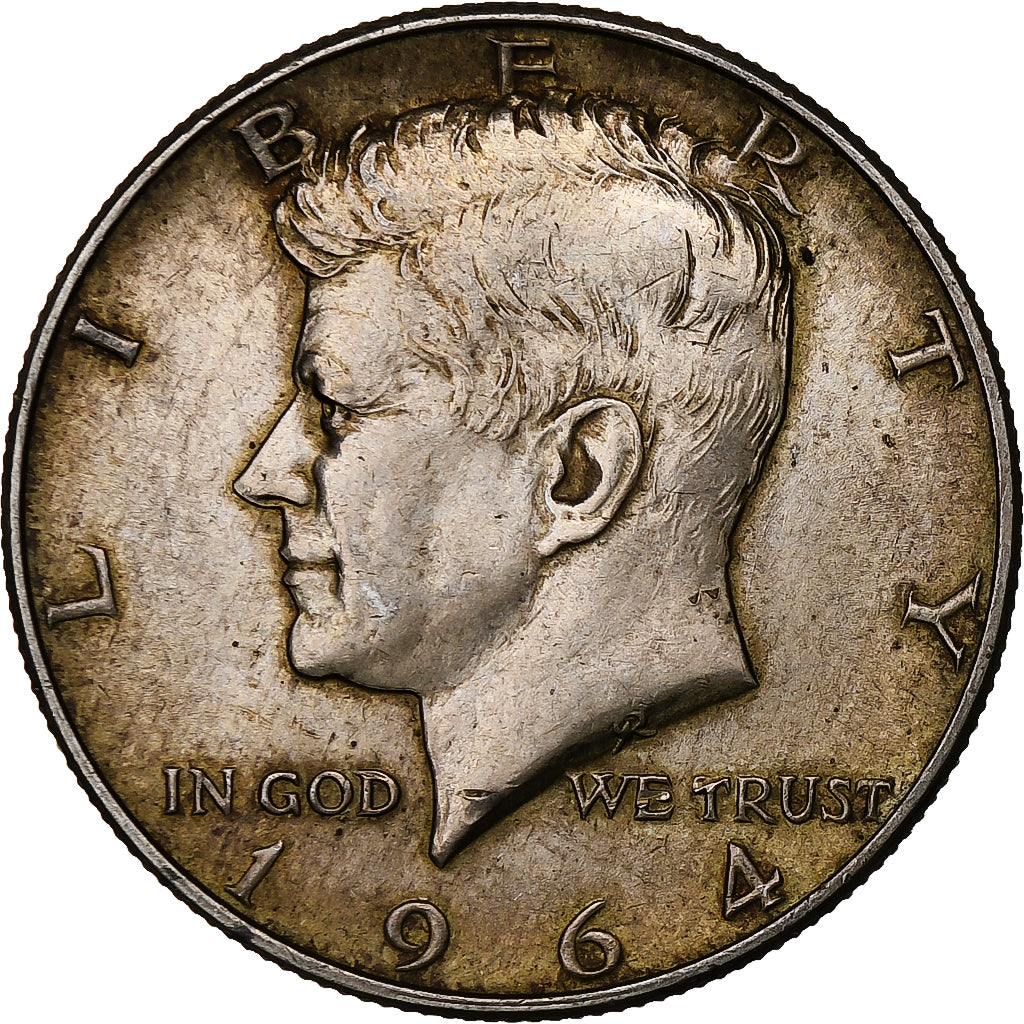 États-Unis, Half Dollar, Kennedy Half Dollar, 1964, Denver, Argent, SUP, KM:202