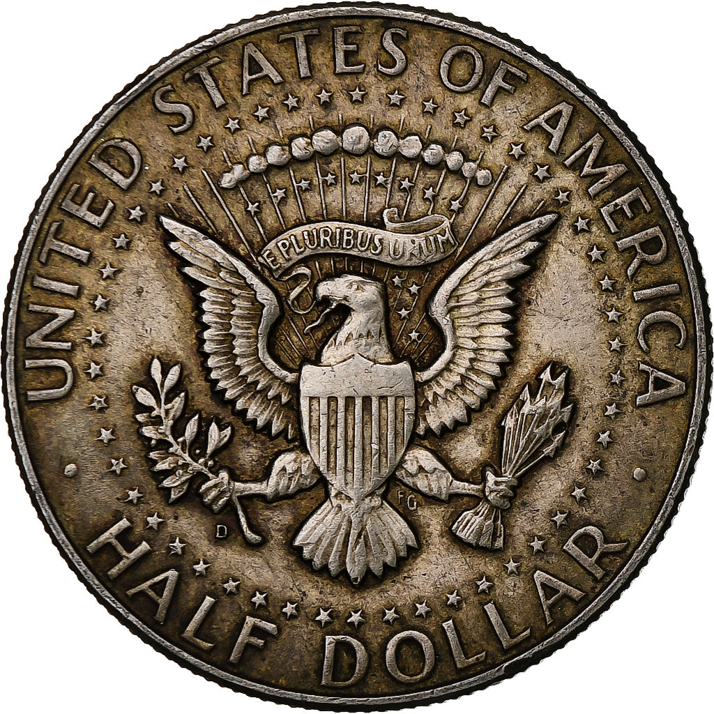 États-Unis, Half Dollar, Kennedy Half Dollar, 1964, Denver, Argent, SUP, KM:202