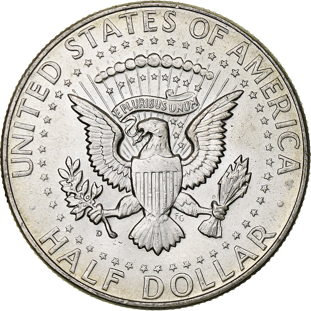 États-Unis, Half Dollar, Kennedy Half Dollar, 1964, Denver, Argent, SUP, KM:202