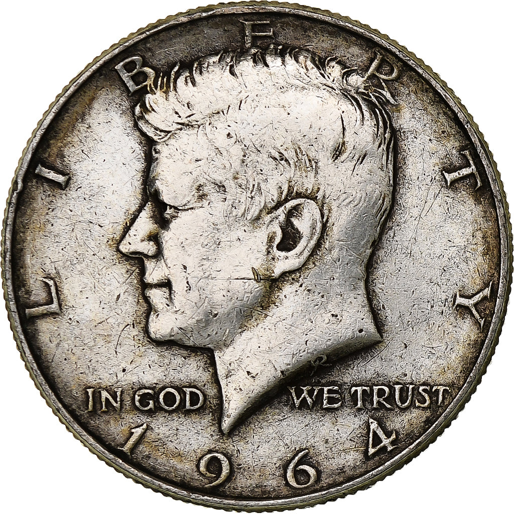 United States, Half Dollar, Kennedy Half Dollar, 1964, Philadelphia, Silver