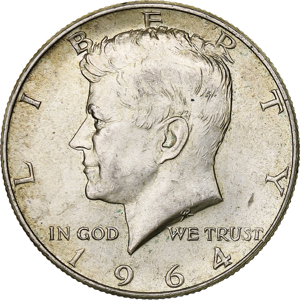 United States, Half Dollar, Kennedy Half Dollar, 1964, Philadelphia, Silver