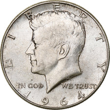 United States, Half Dollar, Kennedy Half Dollar, 1964, Philadelphia, Silver