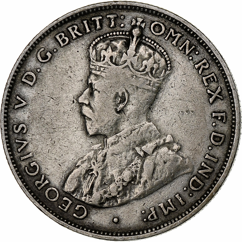 Australia, George V, Florin, 1936, Melbourne, Silver, EF(40-45), KM:27