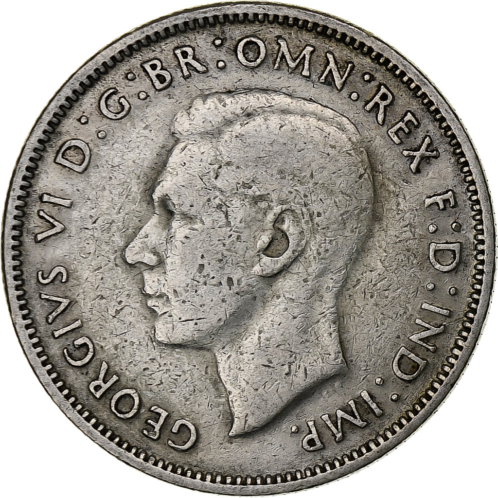 Australia, George VI, Florin, 1942, Melbourne, Silver, EF(40-45), KM:40