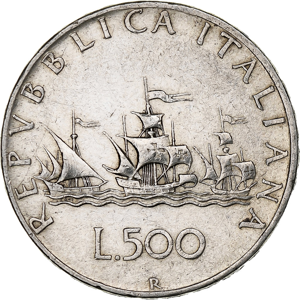Italy, 500 Lire, 1958, Rome, Silver, VF(30-35), KM:98