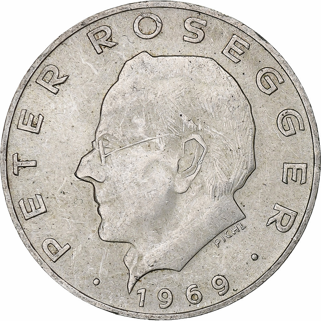 Austria, 25 Schilling, 1969, Plata, EBC, KM:2905