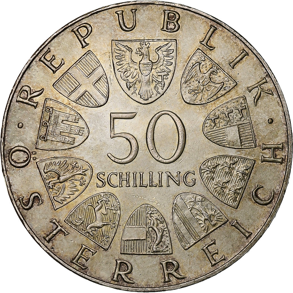 Austria, 50 Schilling, 1973, Silver, MS(60-62), KM:2916