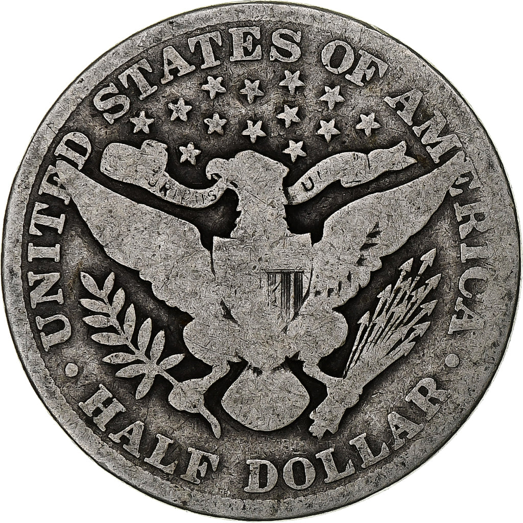 United States, Half Dollar, Barber Half Dollar, 1906, U.S. Mint, Silver