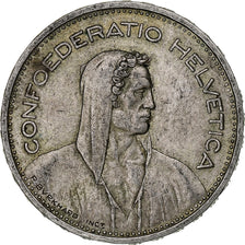 Coin, Switzerland, 5 Francs, 1933, Bern, EF(40-45), Silver, KM:40