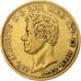 DEPARTAMENTY WŁOSKIE, SARDINIA, Carlo Alberto, 20 Lire, 1842, Genoa, Złoto