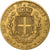 ITALIAN STATES, SARDINIA, Carlo Alberto, 20 Lire, 1842, Genoa, Gold, VF(30-35)