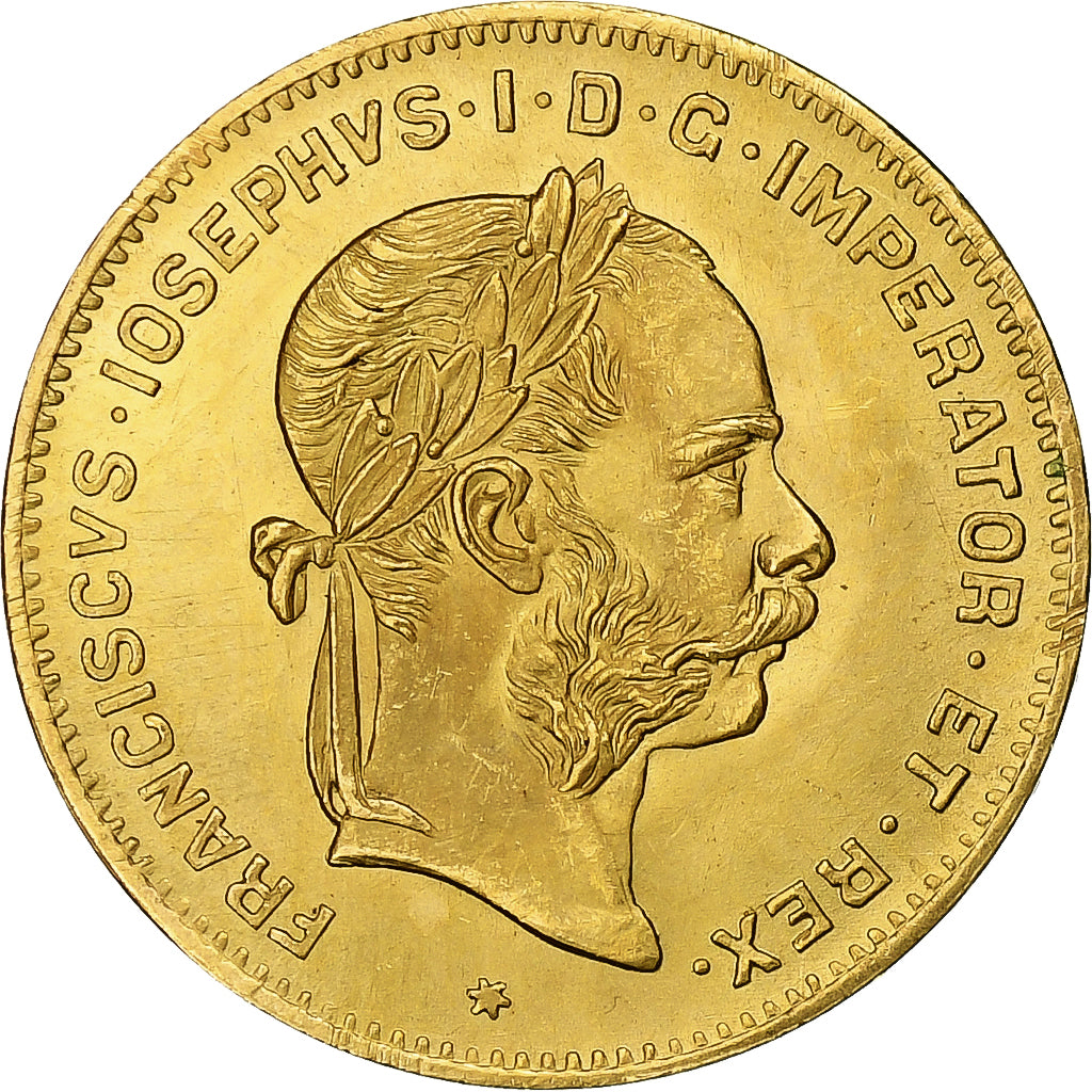 Austria, Franz Joseph I, 4 Florin 10 Francs, 1892, Oro, SPL+, KM:2260