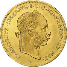 Austria, Franz Joseph I, 4 Florin 10 Francs, 1892, Oro, SPL+, KM:2260