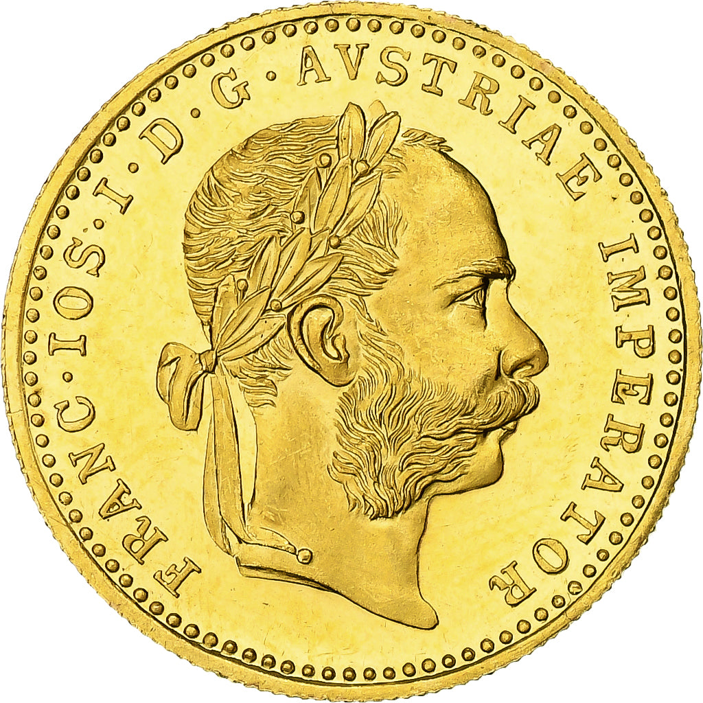 Moneta, Austria, Franz Joseph I, Ducat, 1915, Restrike, SPL, Oro, KM:2267