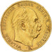 German States, PRUSSIA, Wilhelm I, 10 Mark, 1877, Hannover, Gold, EF(40-45).