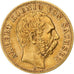 German States, SAXONY-ALBERTINE, Albert, 10 Mark, 1891, Muldenhütten, Gold