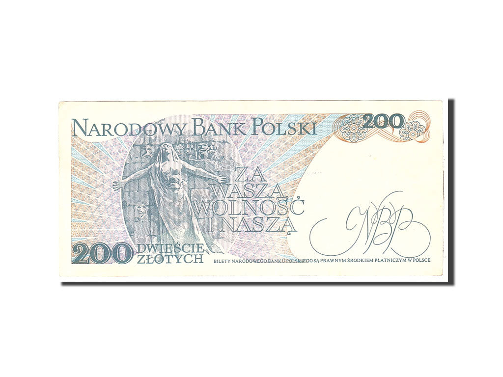 Poland, 200 Zlotych, 1982, 1982-06-01, KM:144b, EF(40-45)