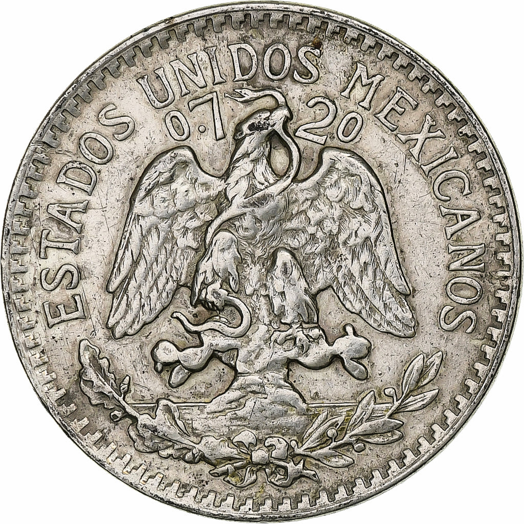 Mexico, 50 Centavos, 1943, Mexico City, Silver, AU(50-53), KM:447