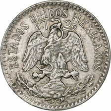 Mexico, 50 Centavos, 1943, Mexico City, Silver, AU(50-53), KM:447