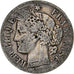 França, 2 Francs, Cérès, 1881, Paris, Prata, VF(20-25), Gadoury:530a