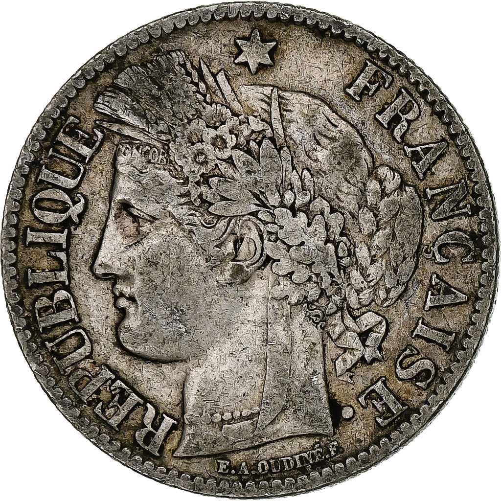 Coin, France, Cérès, 2 Francs, 1895, Paris, VF(30-35), Silver, KM:817.1