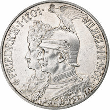German States, PRUSSIA, Wilhelm II, 2 Mark, 1901, Berlin, Silver, AU(55-58)