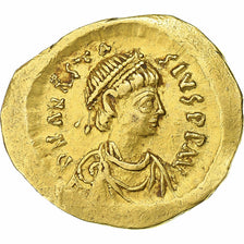 Anastasius I, Tremissis, 492-518, Constantinople, Gold, AU(55-58), Sear:8
