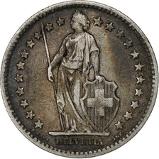Coin, Switzerland, 2 Francs, 1878, Bern, VF(20-25), Silver, KM:21