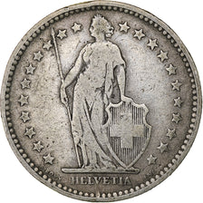 Switzerland, 2 Francs, 1894, Paris, Silver, VF(20-25), KM:21