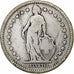 Coin, Switzerland, 2 Francs, 1886, Bern, VF(20-25), Silver, KM:21
