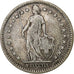Switzerland, 2 Francs, 1908, Bern, Silver, VF(30-35), KM:21