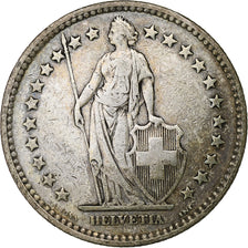 Switzerland, 2 Francs, 1920, Bern, Silver, VF(30-35), KM:21