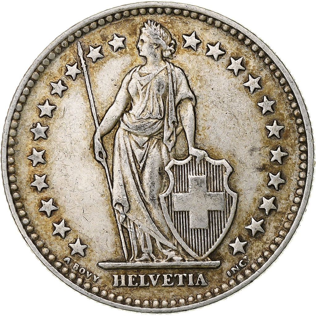 Moneta, Svizzera, 2 Francs, 1931, Bern, BB, Argento, KM:21