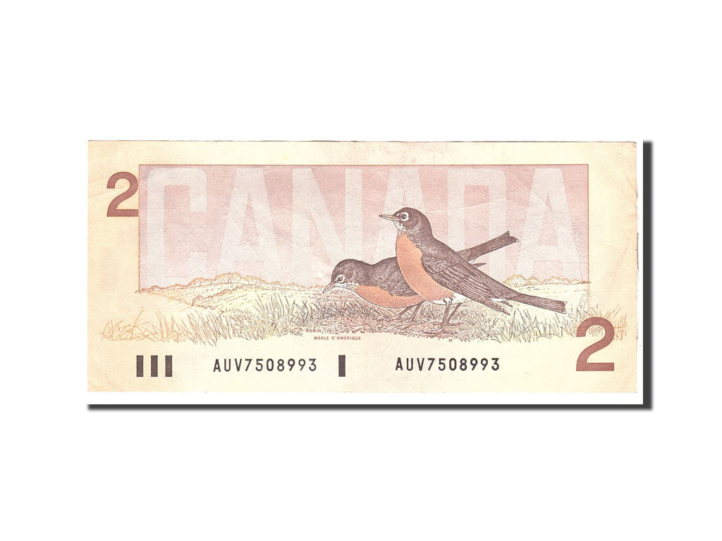 Banknote, Canada, 2 Dollars, 1986, Undated, KM:94c, EF(40-45)