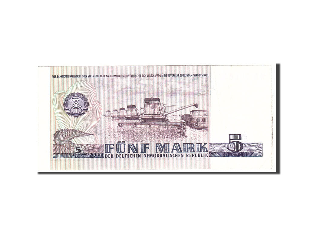 Banknote, Germany - Democratic Republic, 5 Mark, 1975, Undated, KM:27A