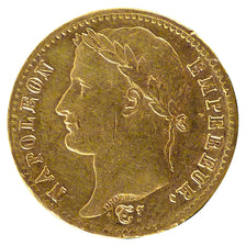 FRANCE, Napoléon I, 20 Francs, 1810, Lille, EF(40-45), Gold, Gadoury #1025, 6.50