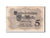 Biljet, Duitsland, 5 Mark, 1914, 1914-08-05, KM:47b, TB