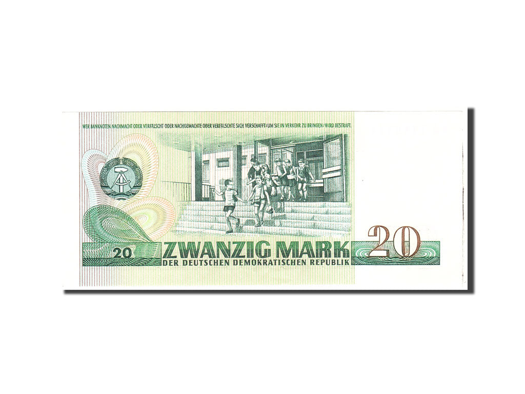 Banknote, Germany - Democratic Republic, 20 Mark, 1975, Undated, KM:29b, UNC(63)