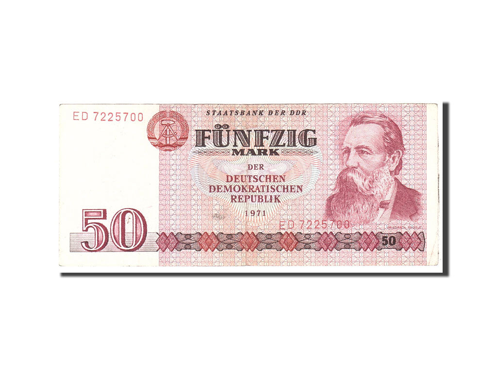 Banknote, Germany - Democratic Republic, 50 Mark, 1971, Undated, KM:30a