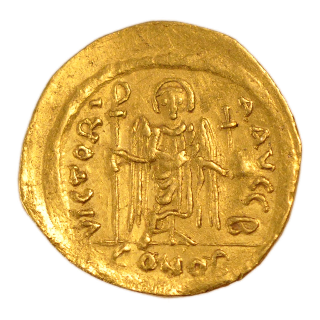 Phocas 602-610, Solidus, Constantinople, AU(55-58), Gold, 4.30