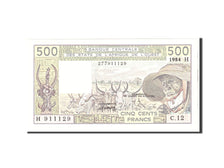 West African States, 500 Francs, 1984, KM:106Ag, Undated, NEUF