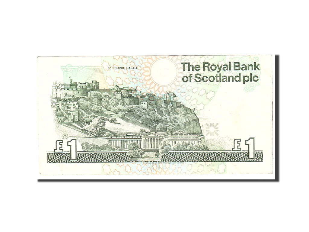 Scotland, 1 Pound, 1990, KM:351a, 1990-12-19, EF(40-45)