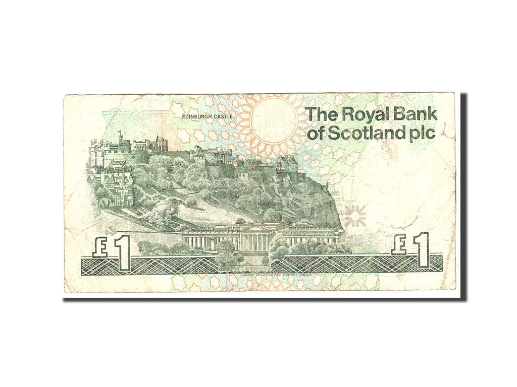Scotland, 1 Pound, 1989, KM:351a, 1989-07-26, VF(20-25)