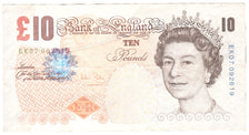 Banconote, Gran Bretagna, 10 Pounds, 2004, KM:389c, Undated, BB