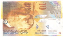 Banknote, Switzerland, 10 Franken, 2000, Undated, KM:67a, EF(40-45)
