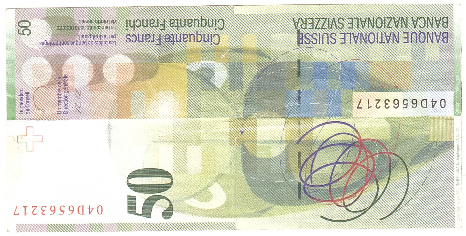 Switzerland, 50 Franken, 2006, Undated, KM:71c, VF(20-25)