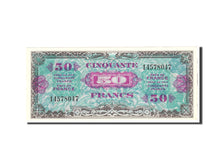 Banconote, Francia, 50 Francs, 1944, Undated, BB+, Fayette:VF19.1, KM:122a