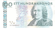 Suecia, 100 Kronor, 2001, Undated, KM:65a, EBC