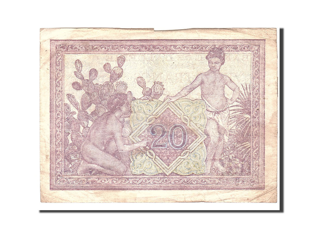 Algeria, 20 Francs, 1945, 1945-05-07, KM:92b, VF(30-35)