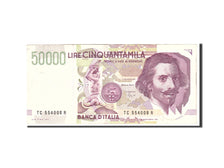 Biljet, Italië, 50,000 Lire, 1992, 1992-05-27, KM:116b, TTB